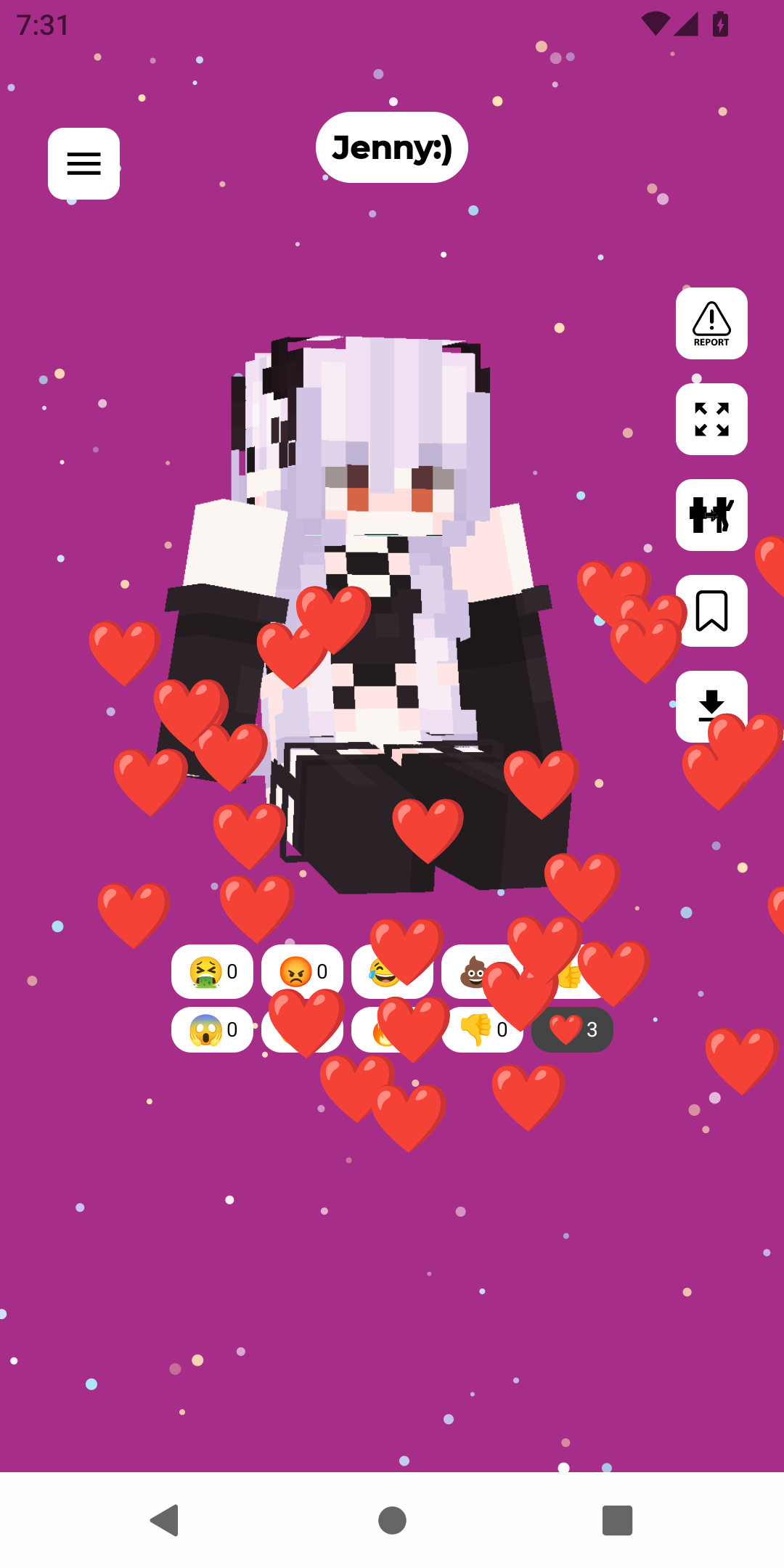 اسکرین شات 4 برنامه SkinTok - Skins for Minecraft