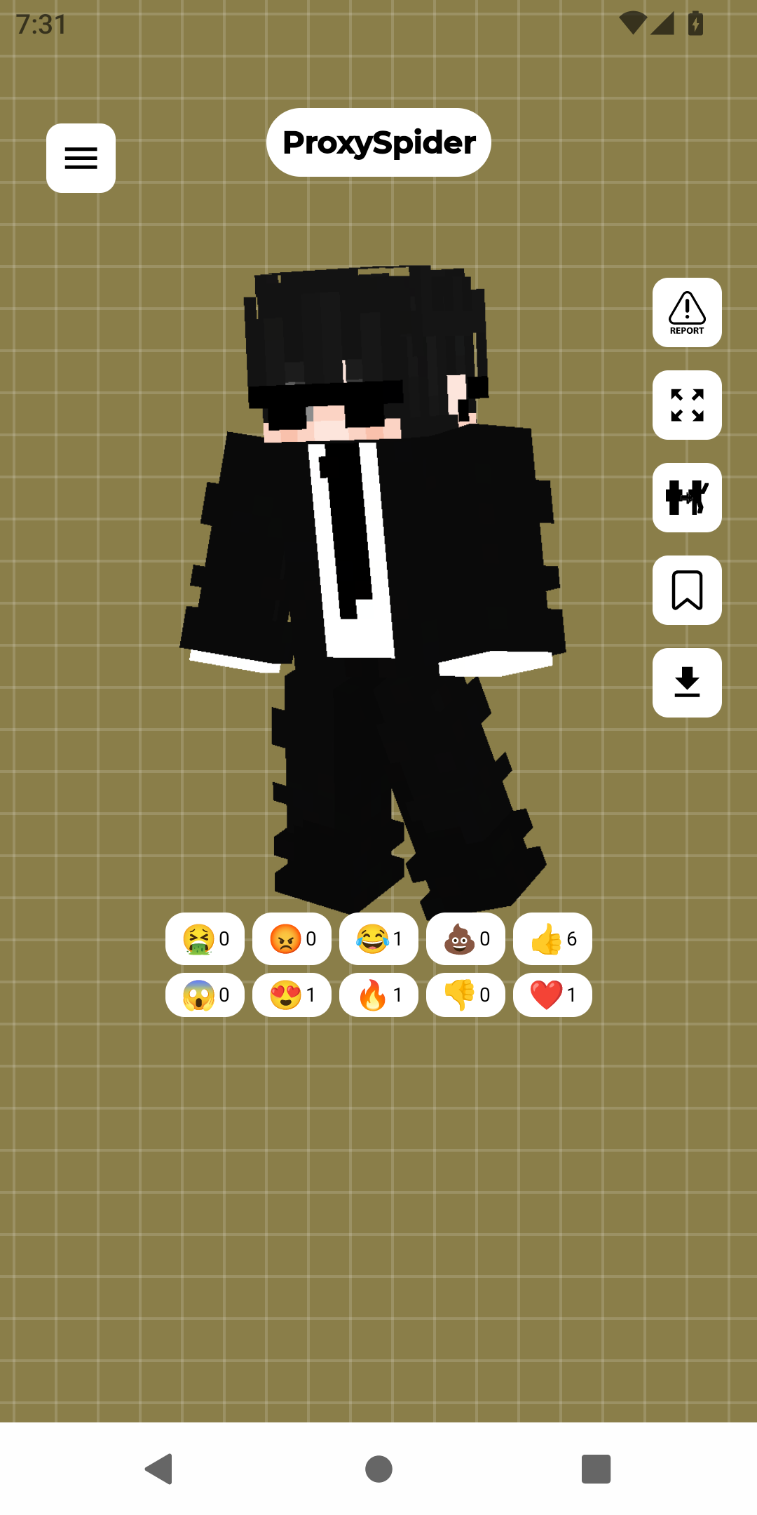 اسکرین شات 7 برنامه SkinTok - Skins for Minecraft