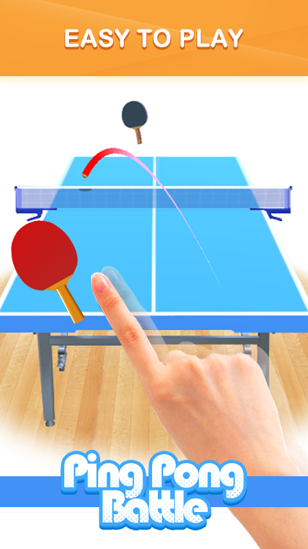 اسکرین شات 1 بازی Ping Pong Battle -Table Tennis