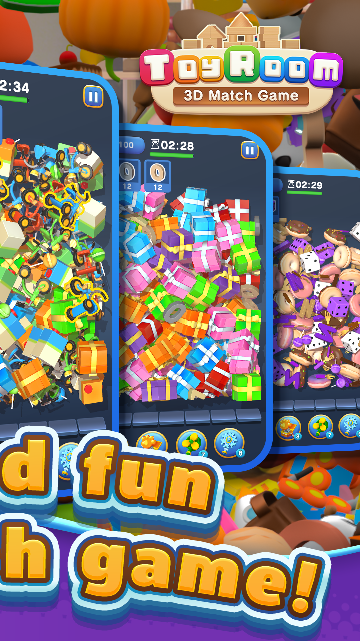 اسکرین شات 2 بازی Toy Room - 3D Match Game