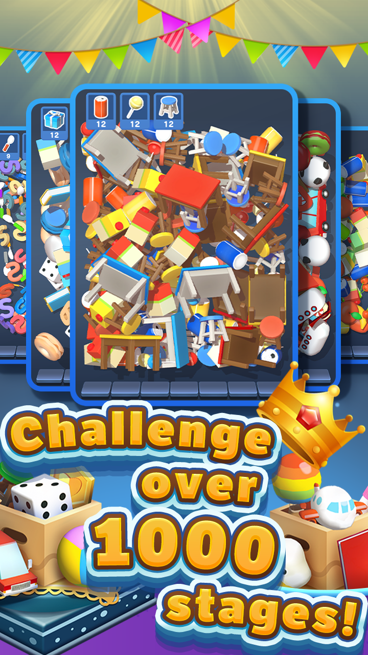 اسکرین شات 4 بازی Toy Room - 3D Match Game