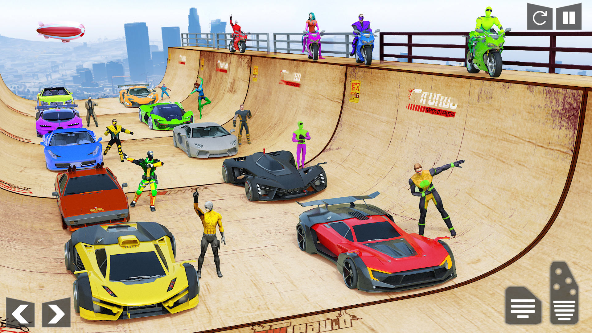 اسکرین شات 3 بازی Mega Ramp Car Stunt Hero Games