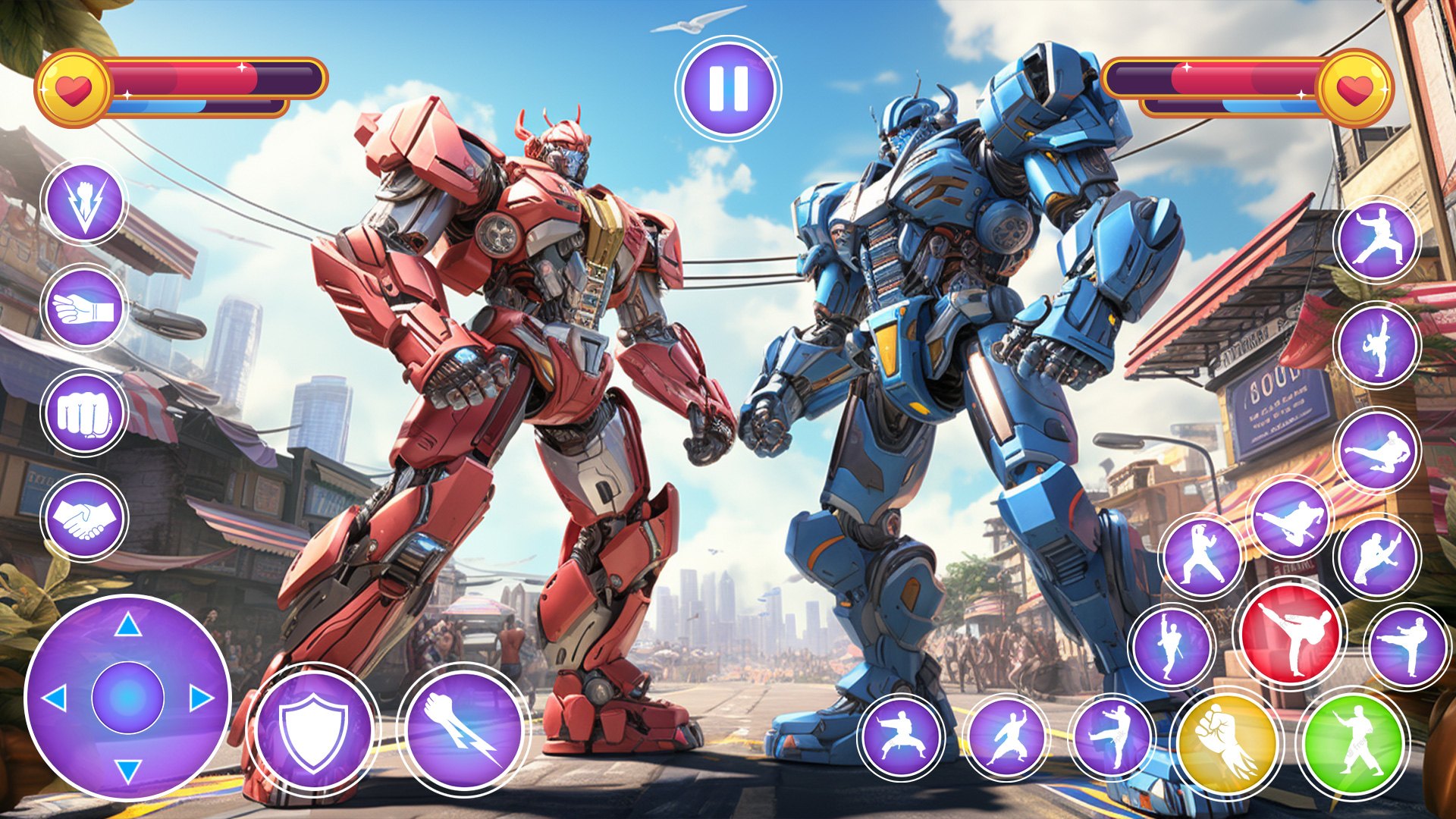 اسکرین شات 1 برنامه Robot Fighting: Kung Fu Karate