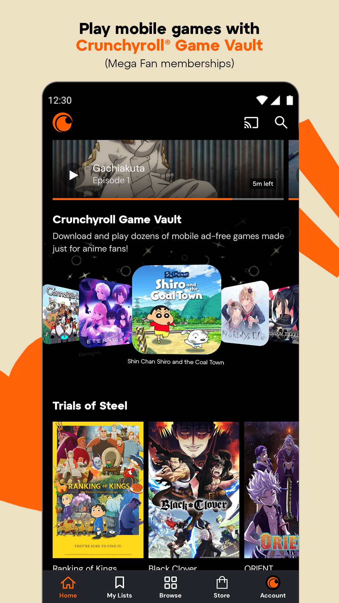 اسکرین شات 4 برنامه Crunchyroll: Anime Streaming