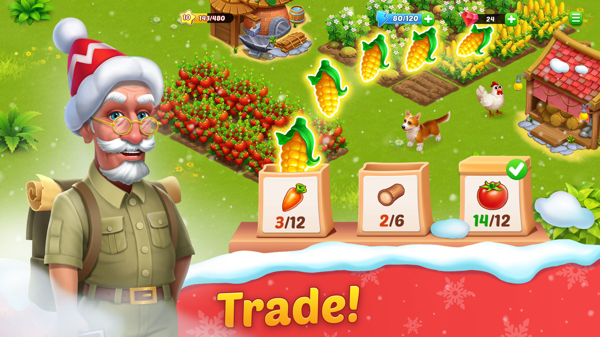 اسکرین شات 4 بازی Kong Island: Farm & Survival