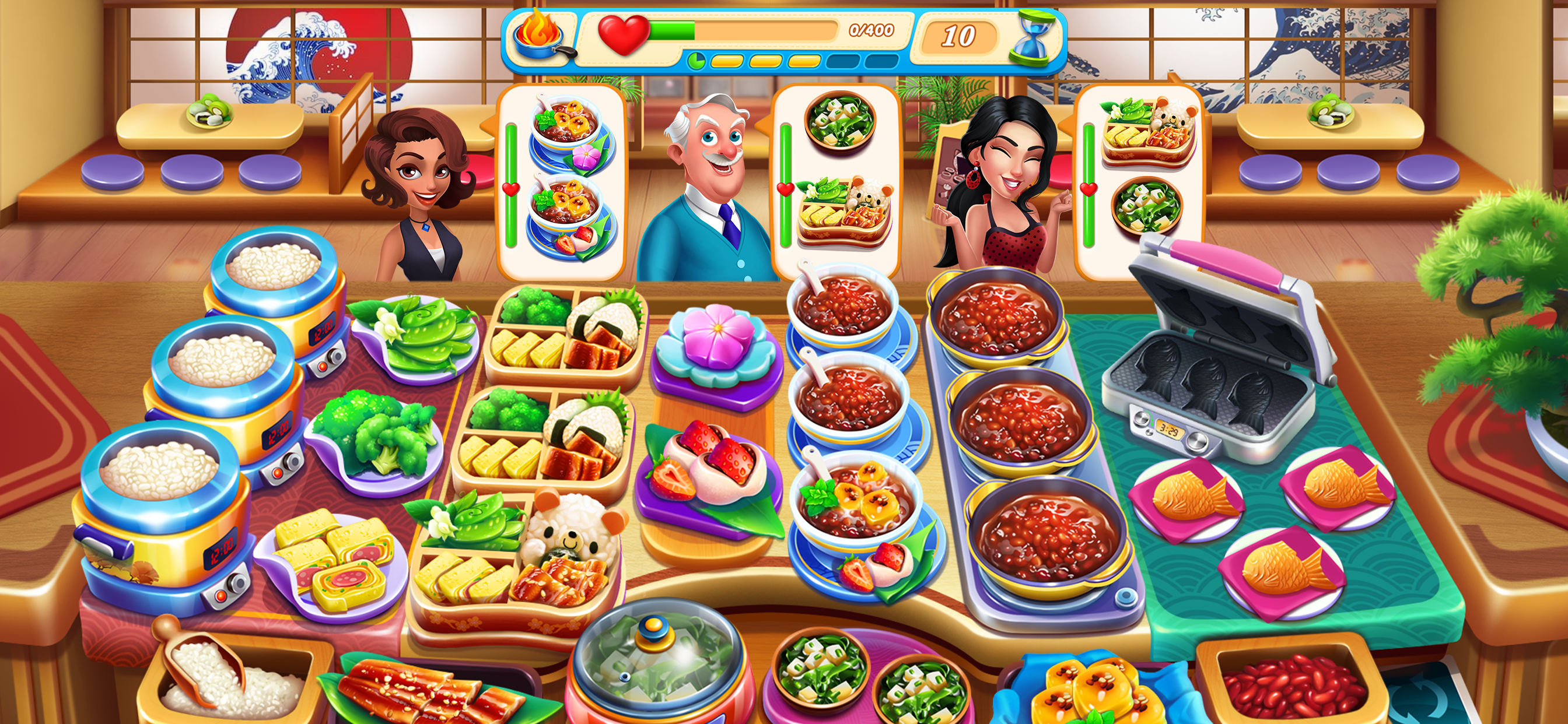 اسکرین شات 5 بازی Cooking Love - Chef Restaurant