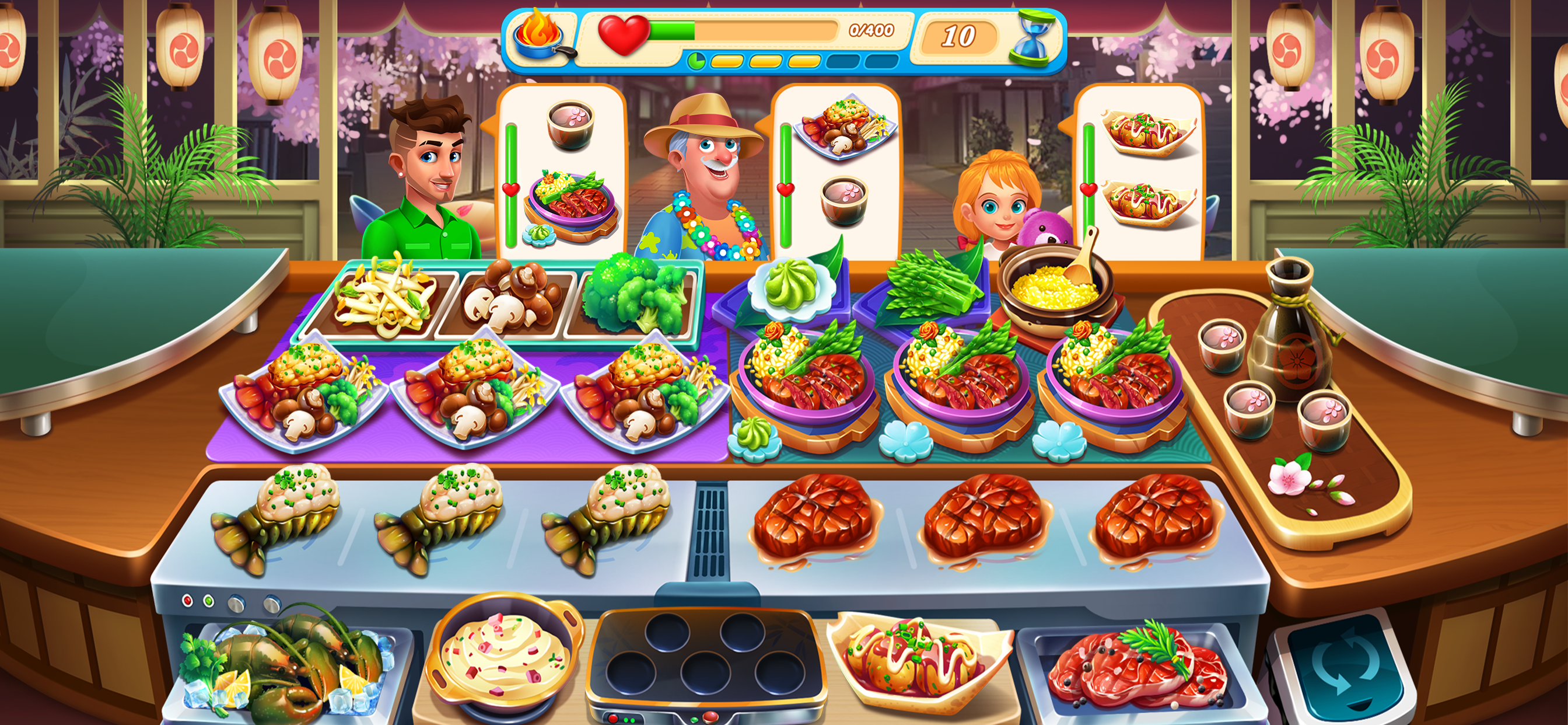 اسکرین شات 4 بازی Cooking Love - Chef Restaurant