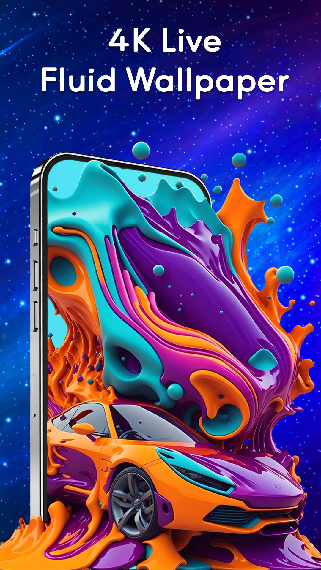 اسکرین شات 2 برنامه Magic Fluid: Live Wallpaper 4D