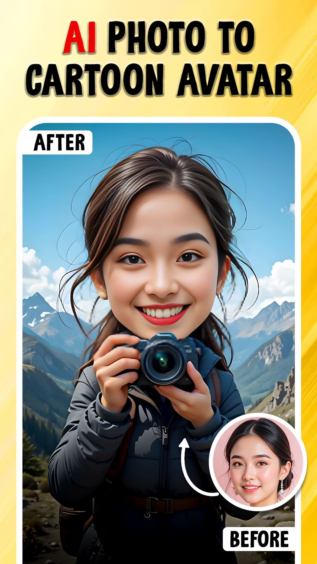 اسکرین شات 2 برنامه Cartoon Caricature Photo Maker