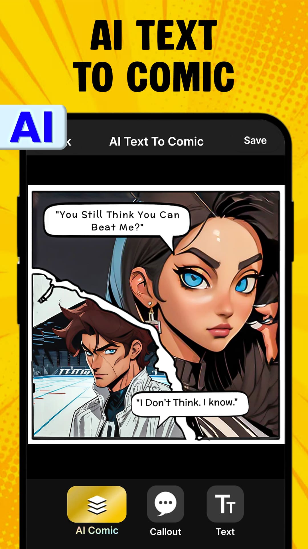 اسکرین شات 6 برنامه Cartoon Comic Strip Maker