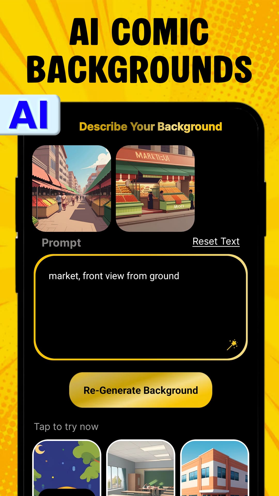 اسکرین شات 4 برنامه Cartoon Comic Strip Maker