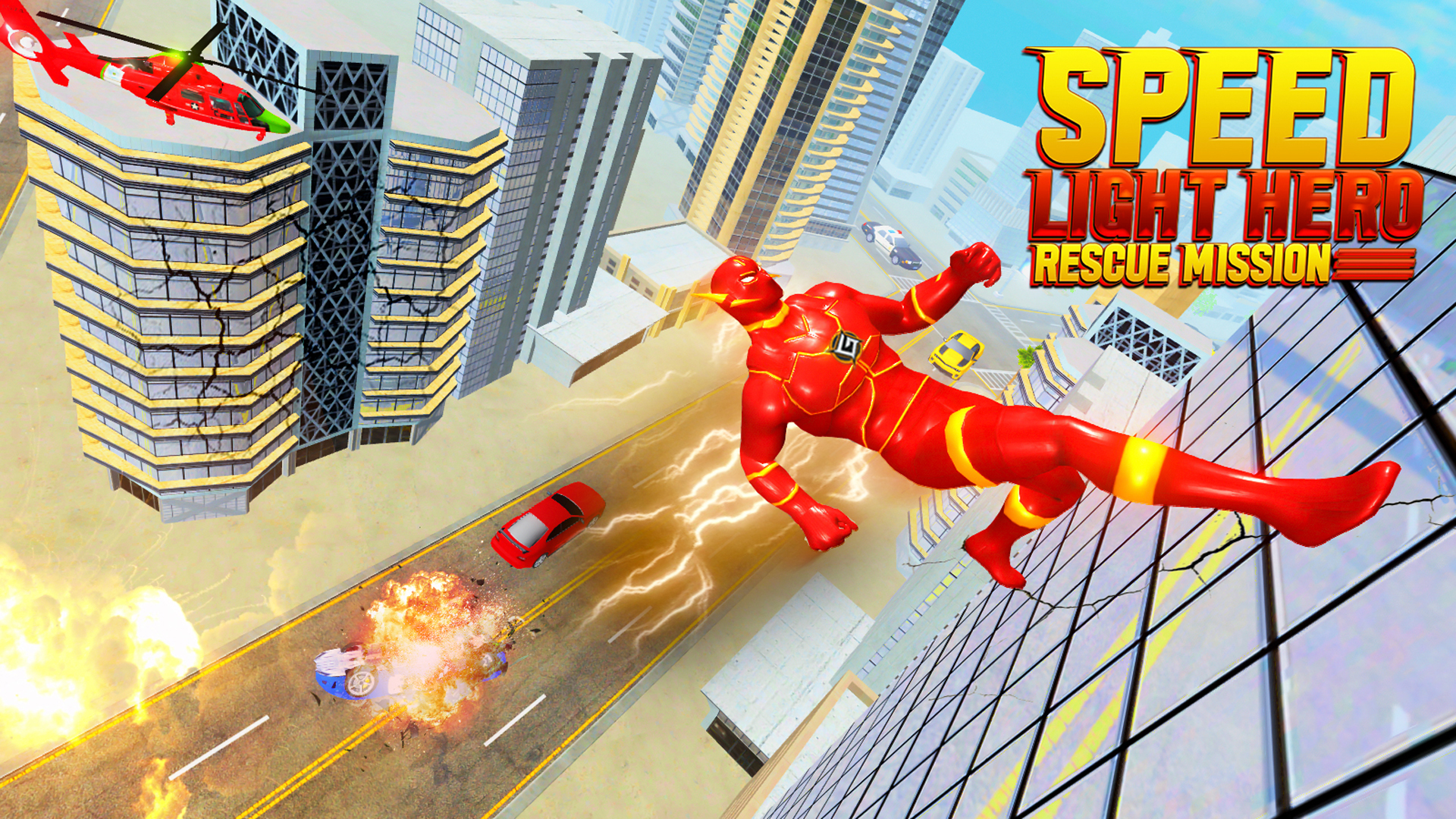 اسکرین شات 4 بازی Flashhero Superhero Mission 3D
