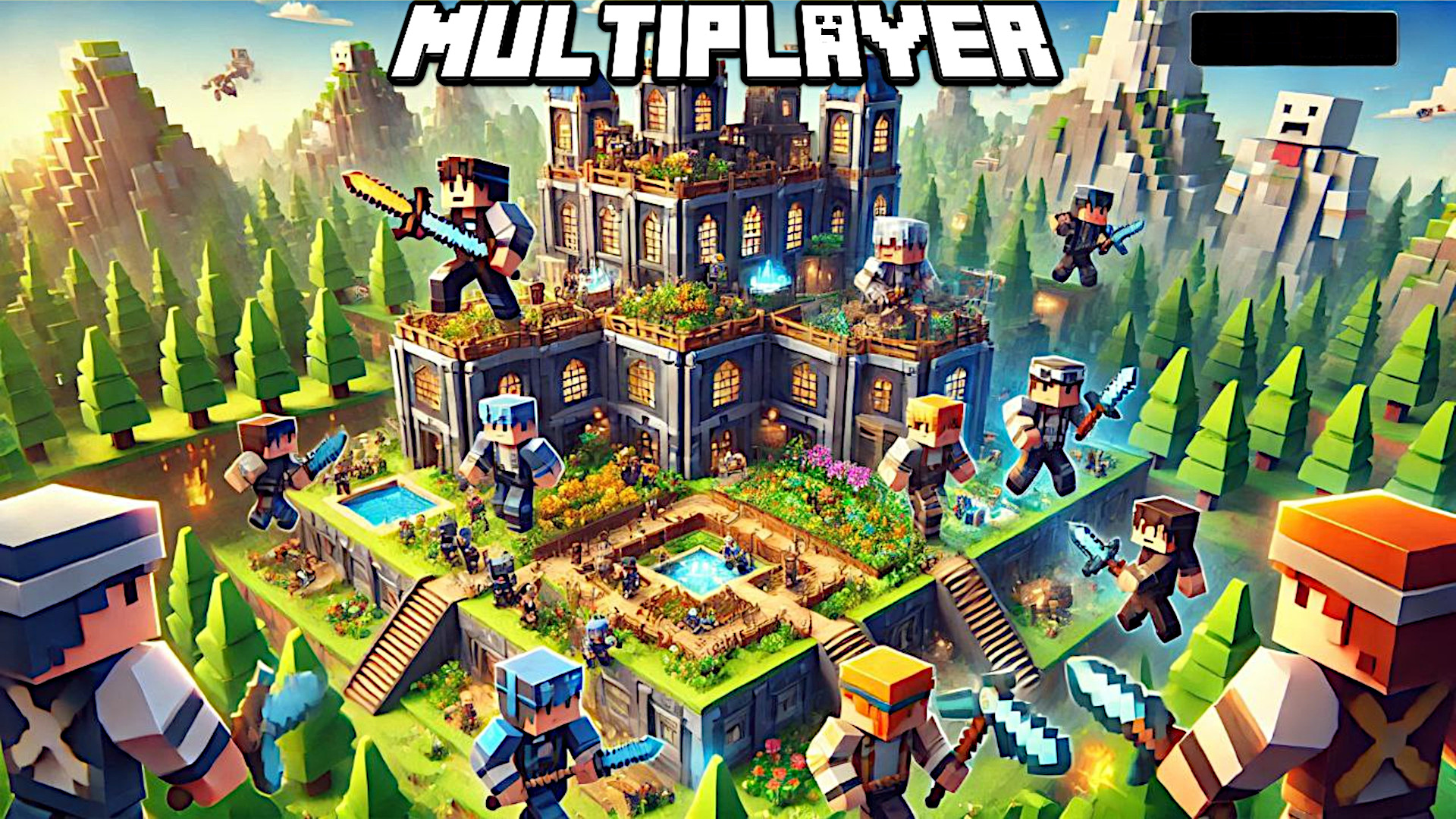 اسکرین شات 6 بازی Cubic Man: Sandbox Survival