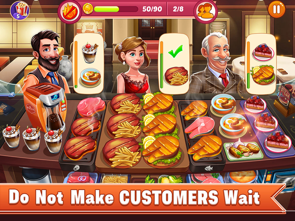اسکرین شات 2 بازی Cooking Chef Restaurant Games
