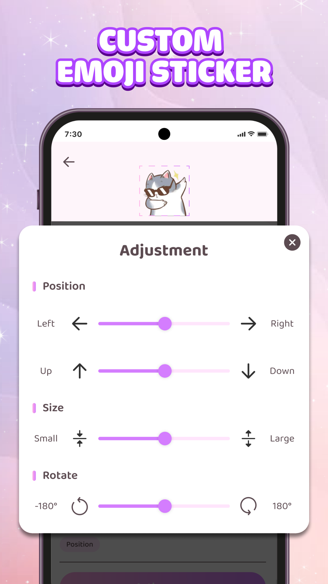 اسکرین شات 5 برنامه Emoji Battery Icon Customize