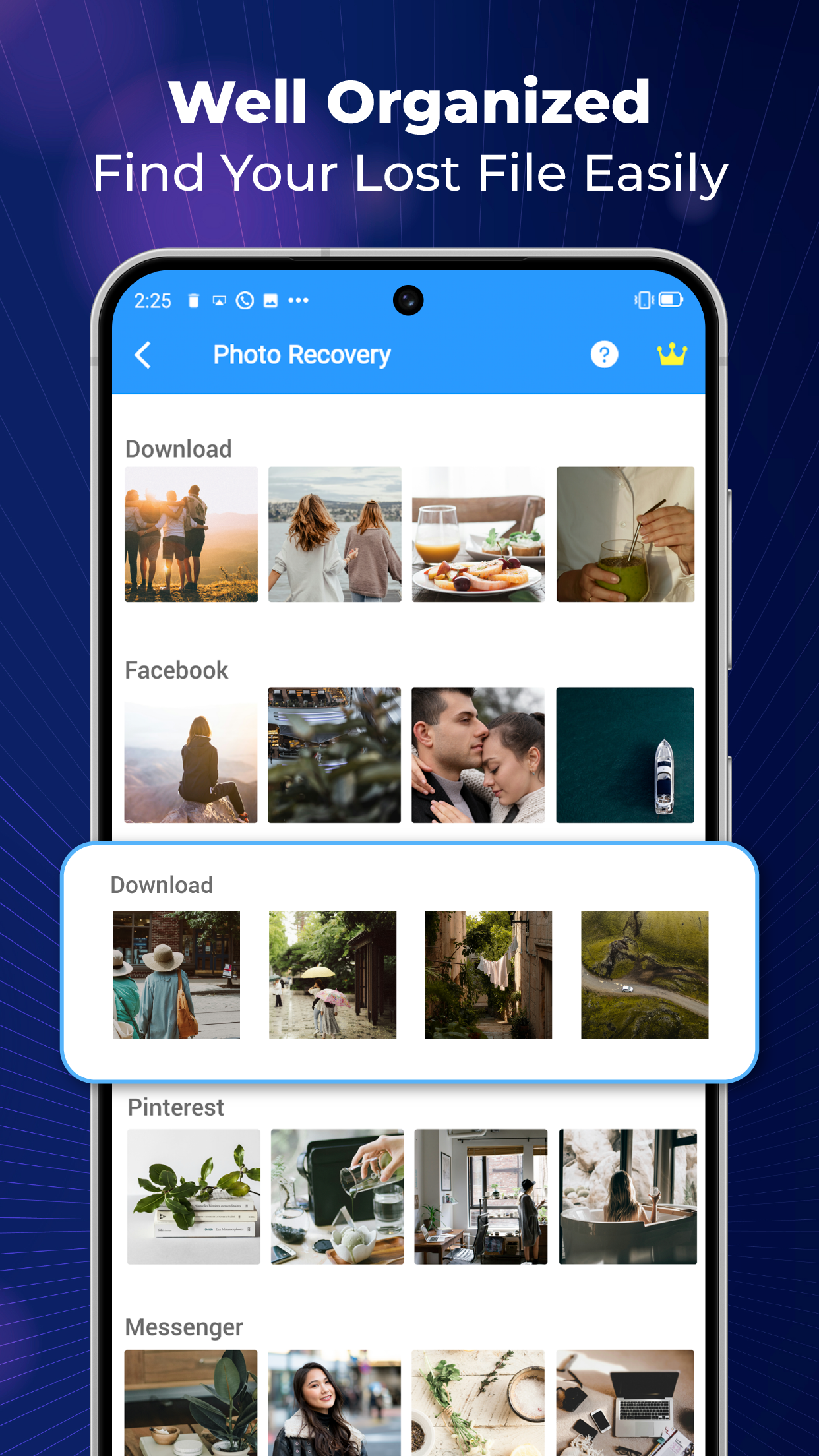 اسکرین شات 4 برنامه Deleted Photo Recovery
