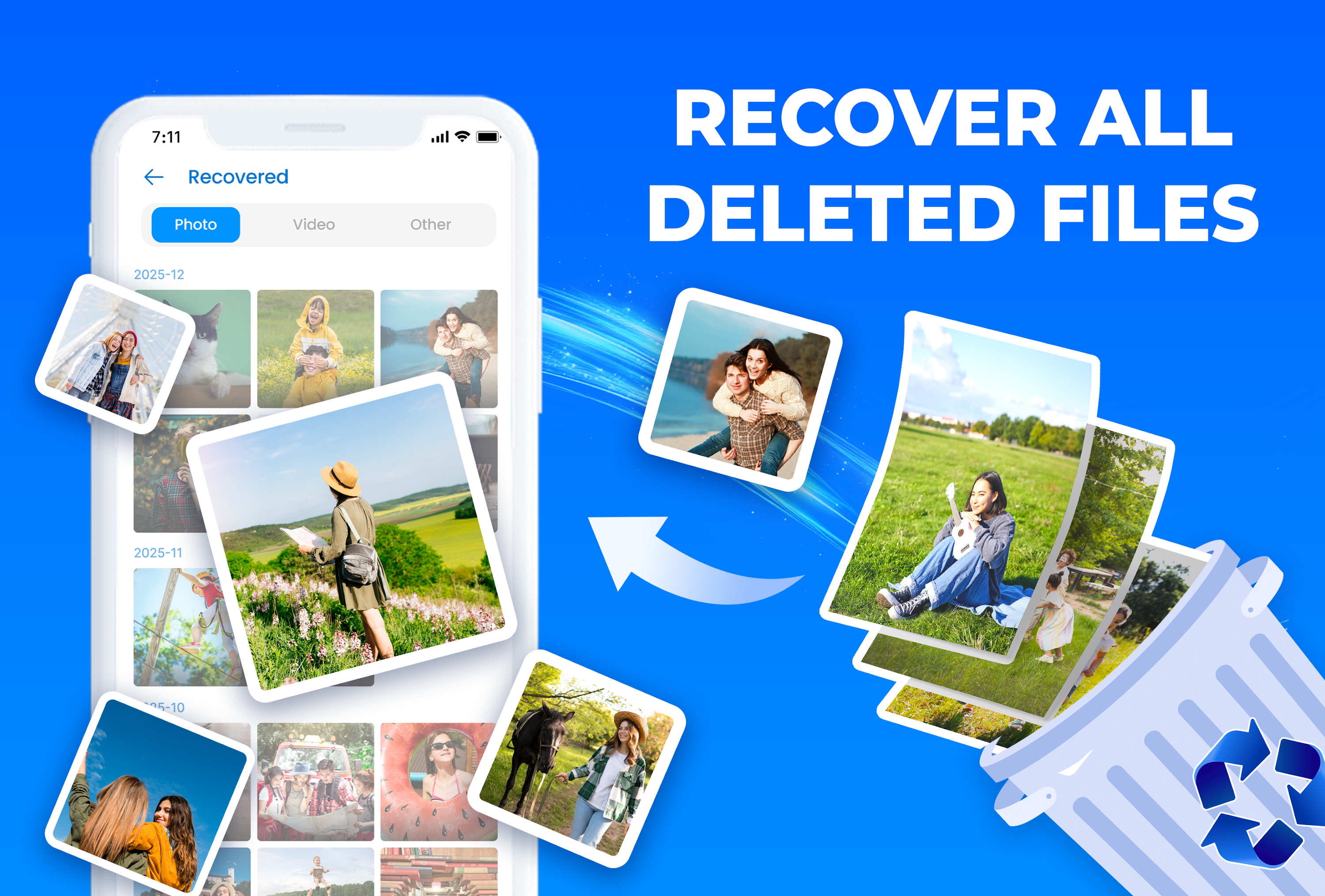 اسکرین شات 1 برنامه Deleted Photo Recovery