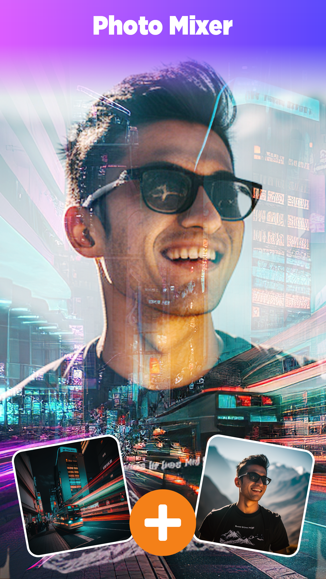 اسکرین شات 5 برنامه Photo Mixer - Photo Blender