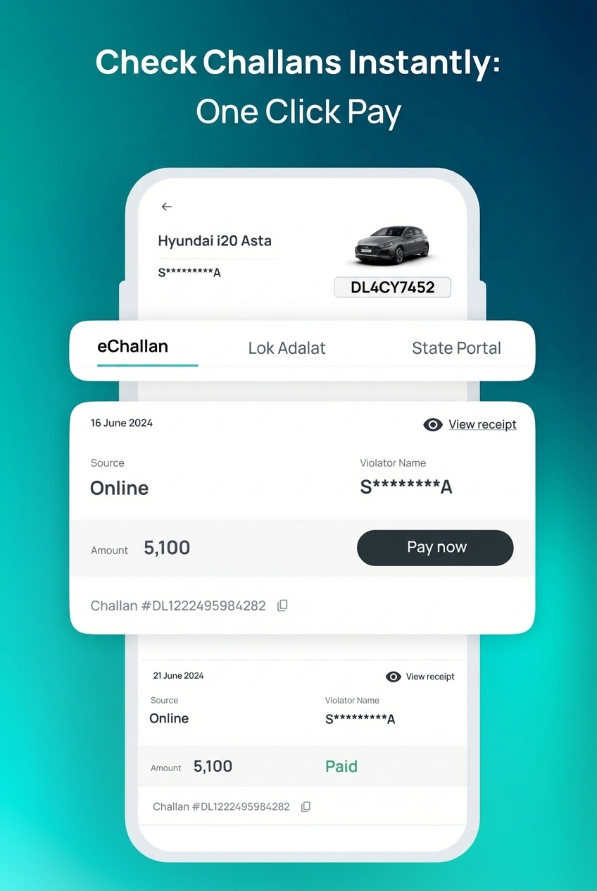 اسکرین شات 4 برنامه CarInfo - RTO Vehicle Info App