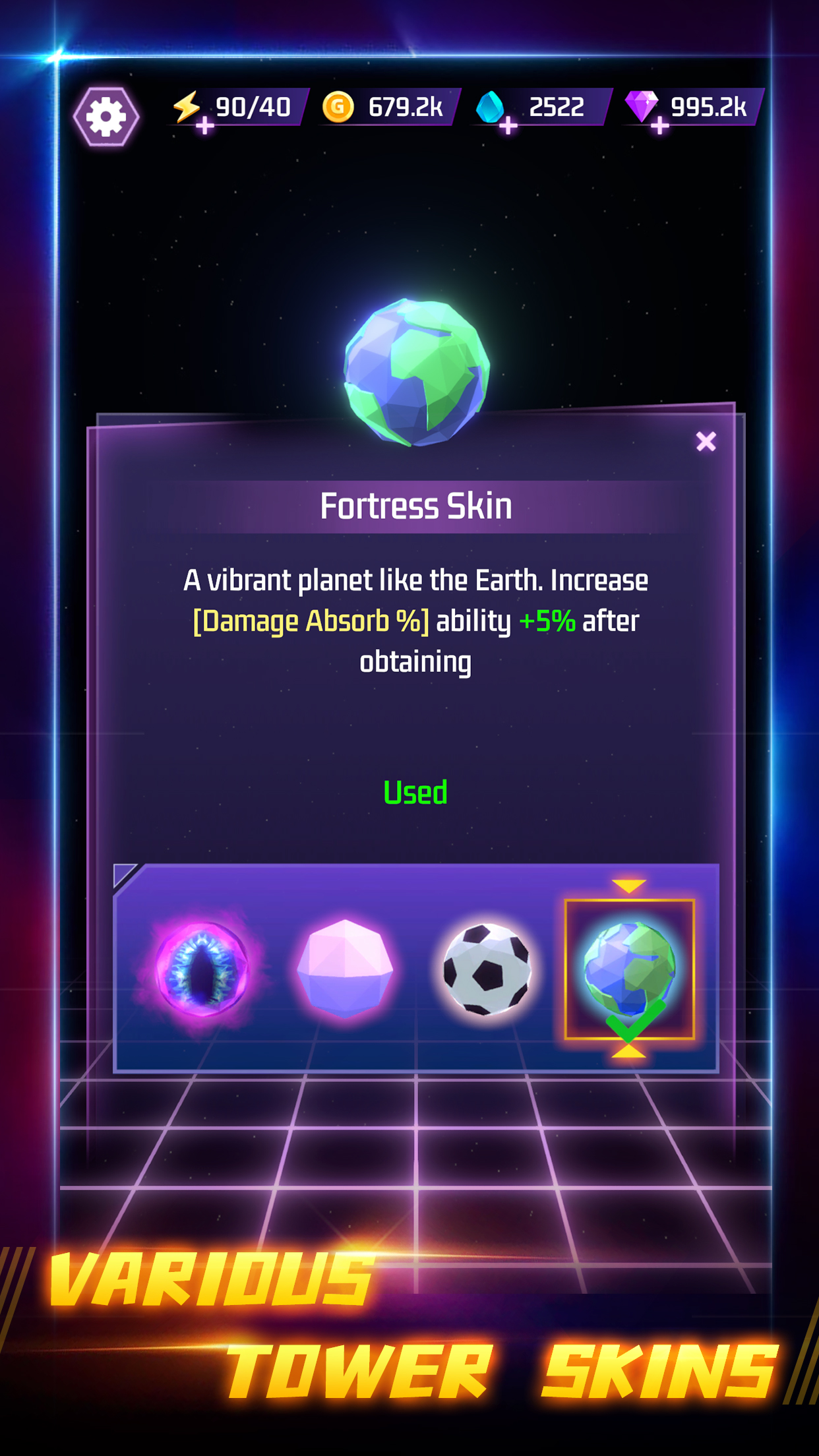 اسکرین شات 5 بازی Space Tower - Galaxy Tower TD