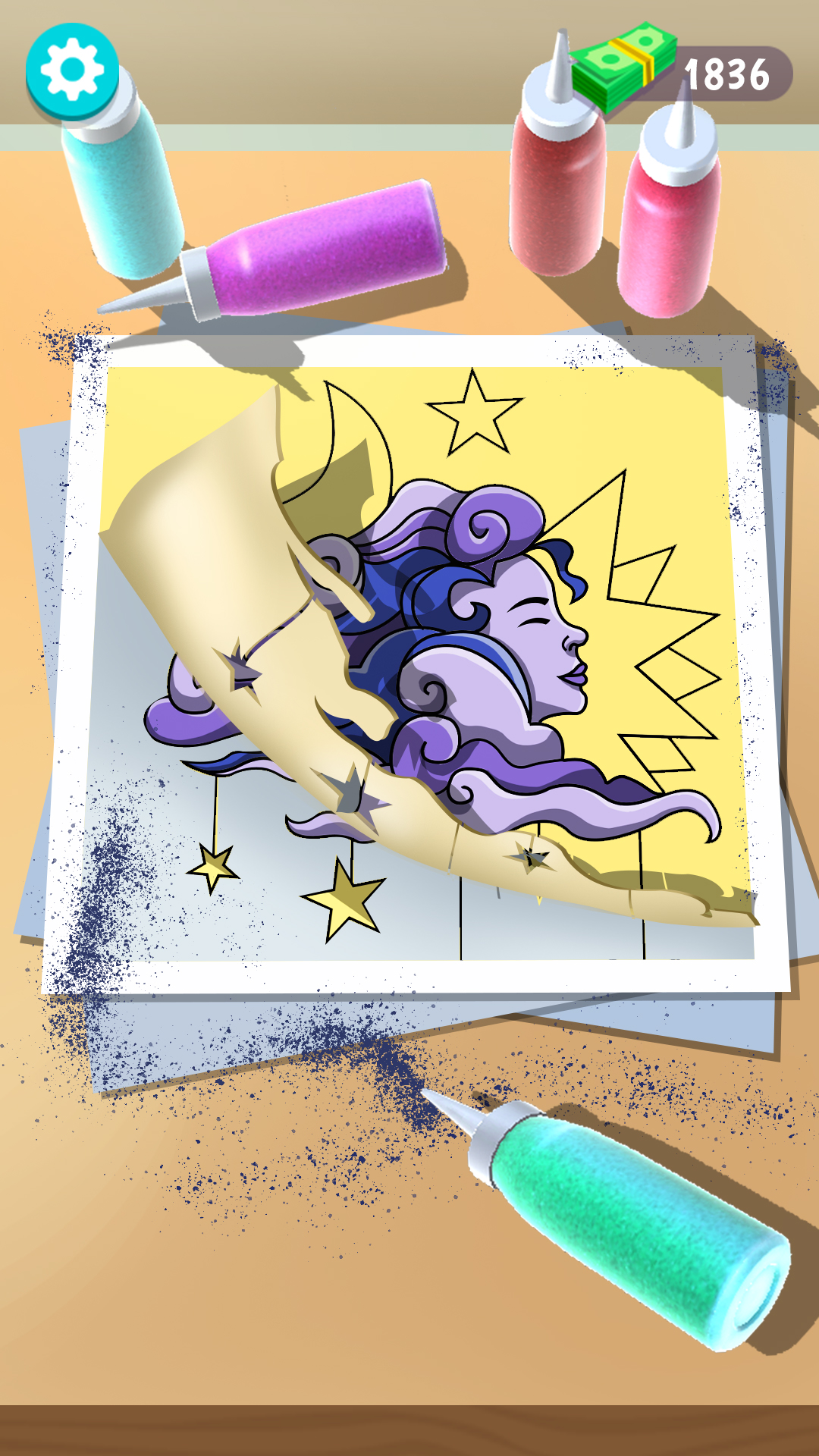 اسکرین شات 2 بازی Sand Painting