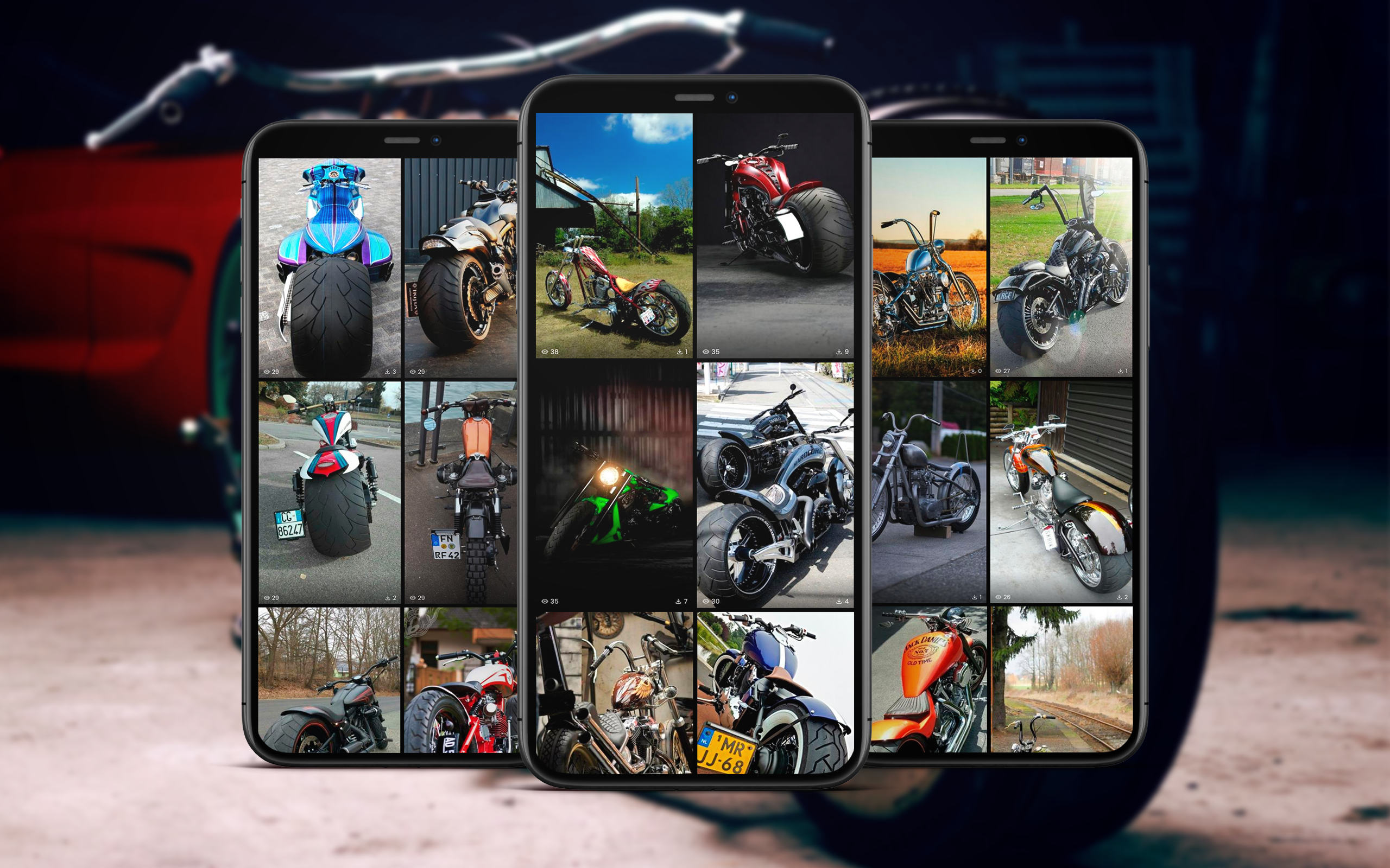 اسکرین شات 1 برنامه Chopper Wallpapers