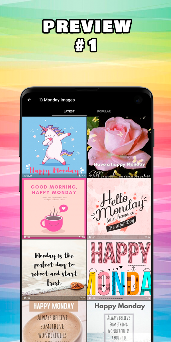 اسکرین شات 2 برنامه Days of the Week Images