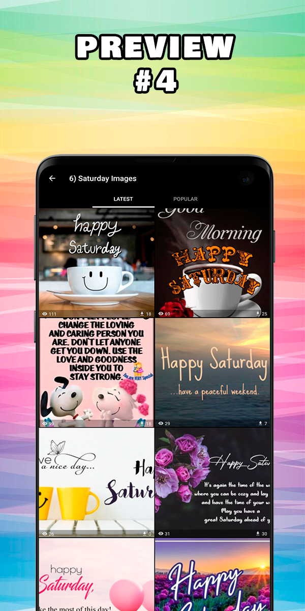 اسکرین شات 5 برنامه Days of the Week Images