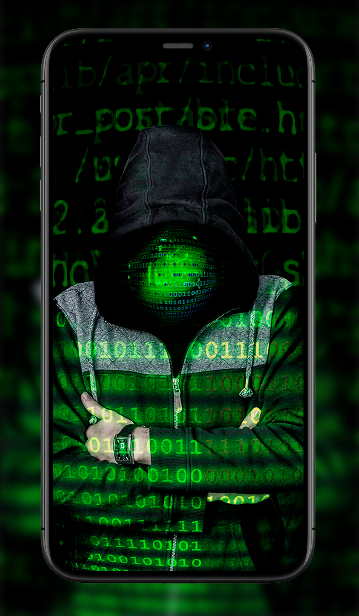 اسکرین شات 6 برنامه Hacker Wallpapers