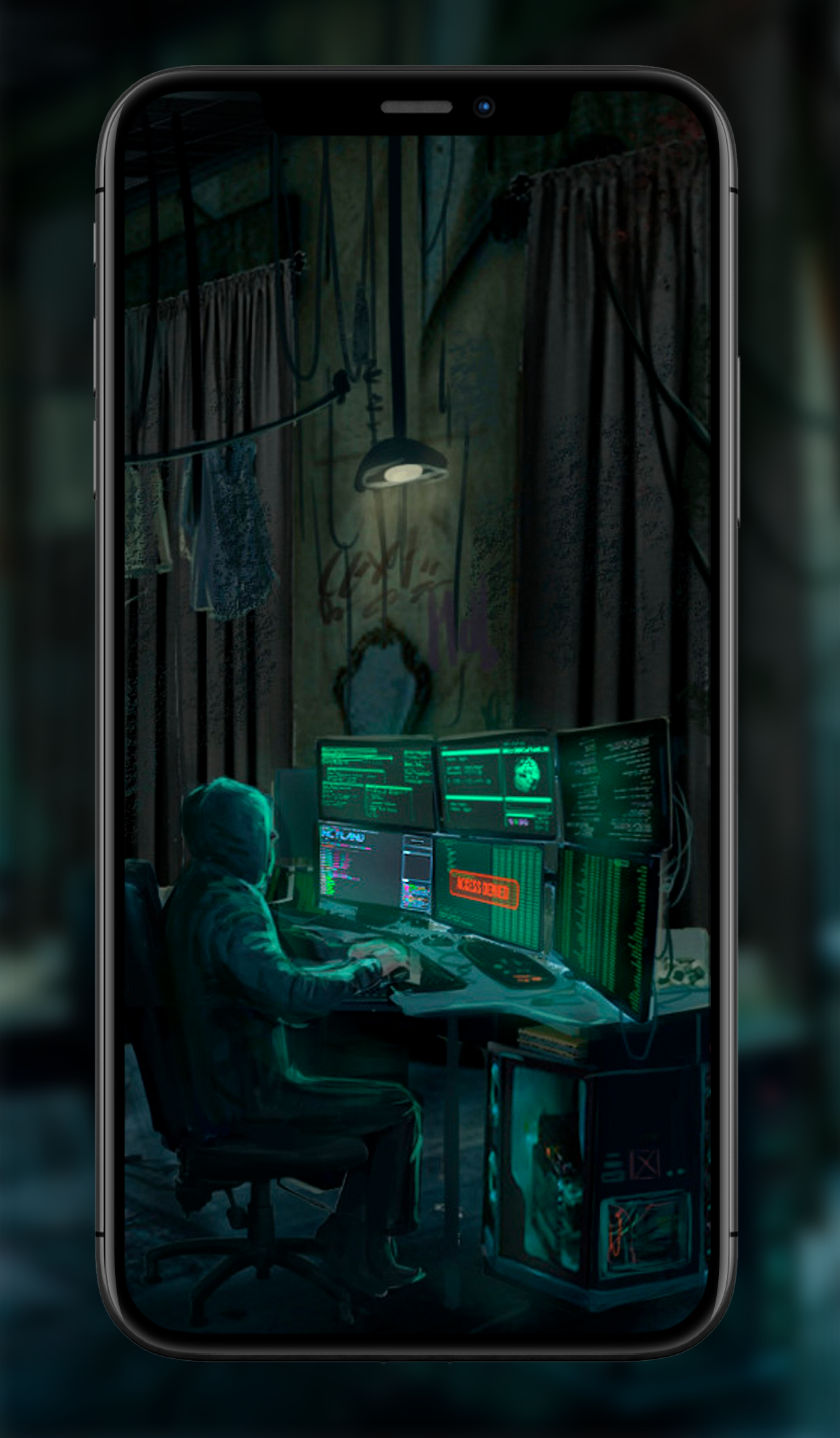 اسکرین شات 7 برنامه Hacker Wallpapers