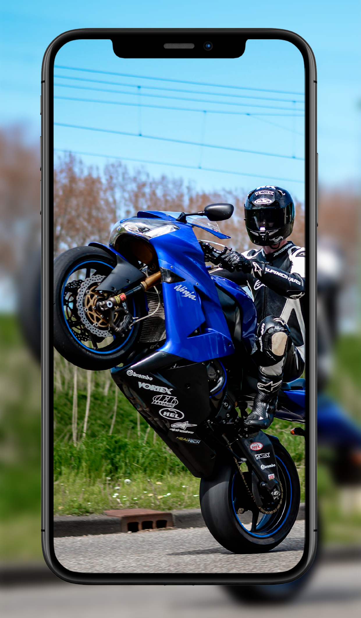 اسکرین شات 7 برنامه Motorcycles Wallpapers
