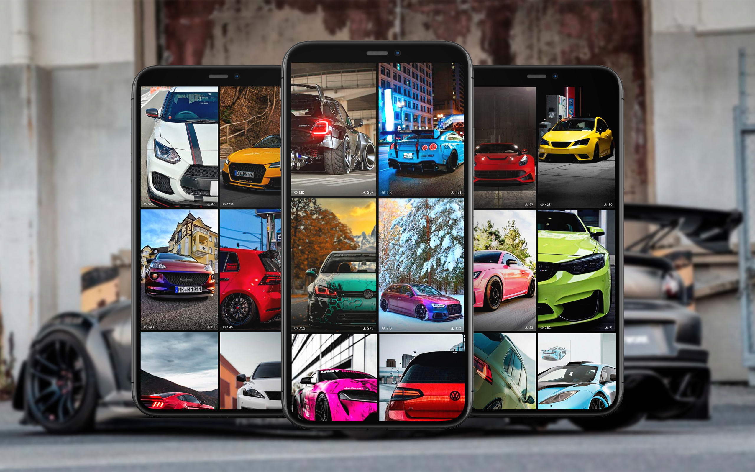 اسکرین شات 1 برنامه Tuning Cars Wallpapers