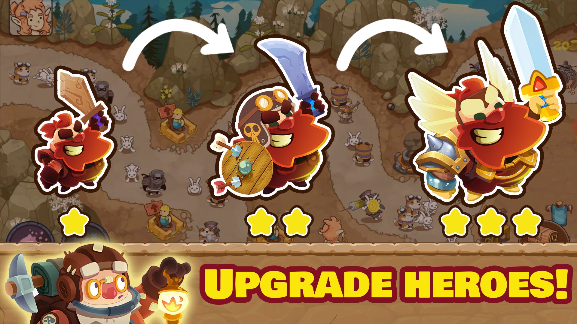 اسکرین شات 1 بازی Tower Defense Realm King Hero