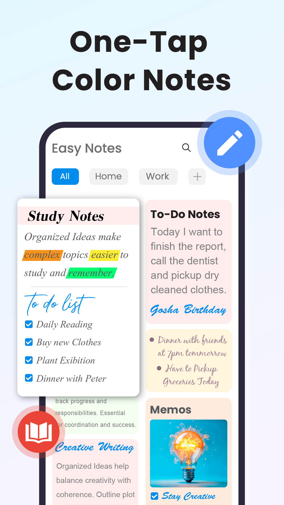 اسکرین شات 1 برنامه Notepad - Notes: Checklist App