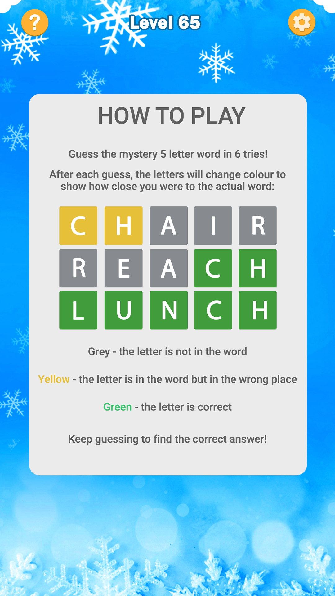 اسکرین شات 4 بازی Word Challenge-Daily Word Game