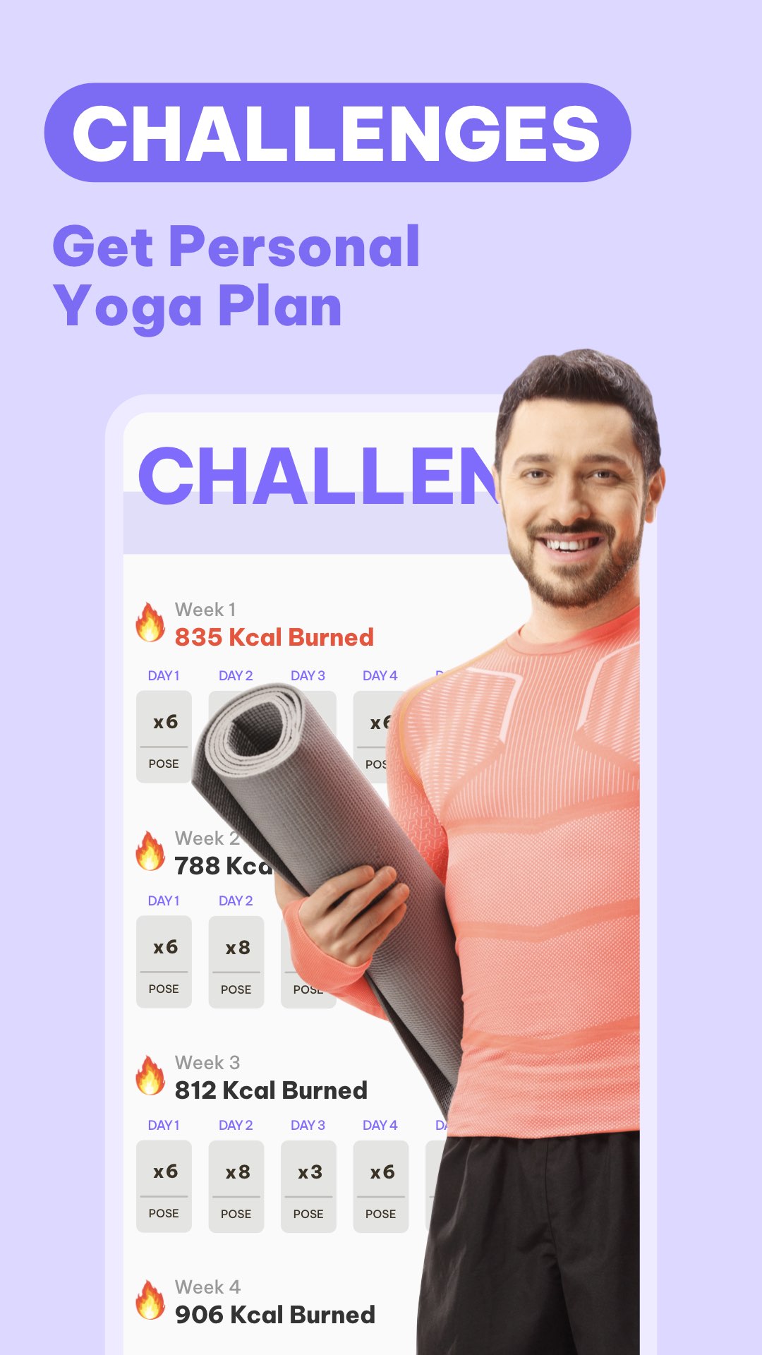 اسکرین شات 4 برنامه Daily Yoga ®: Yoga for Fitness