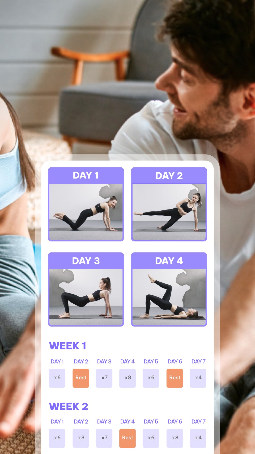 اسکرین شات 2 برنامه Daily Yoga ®: Yoga for Fitness