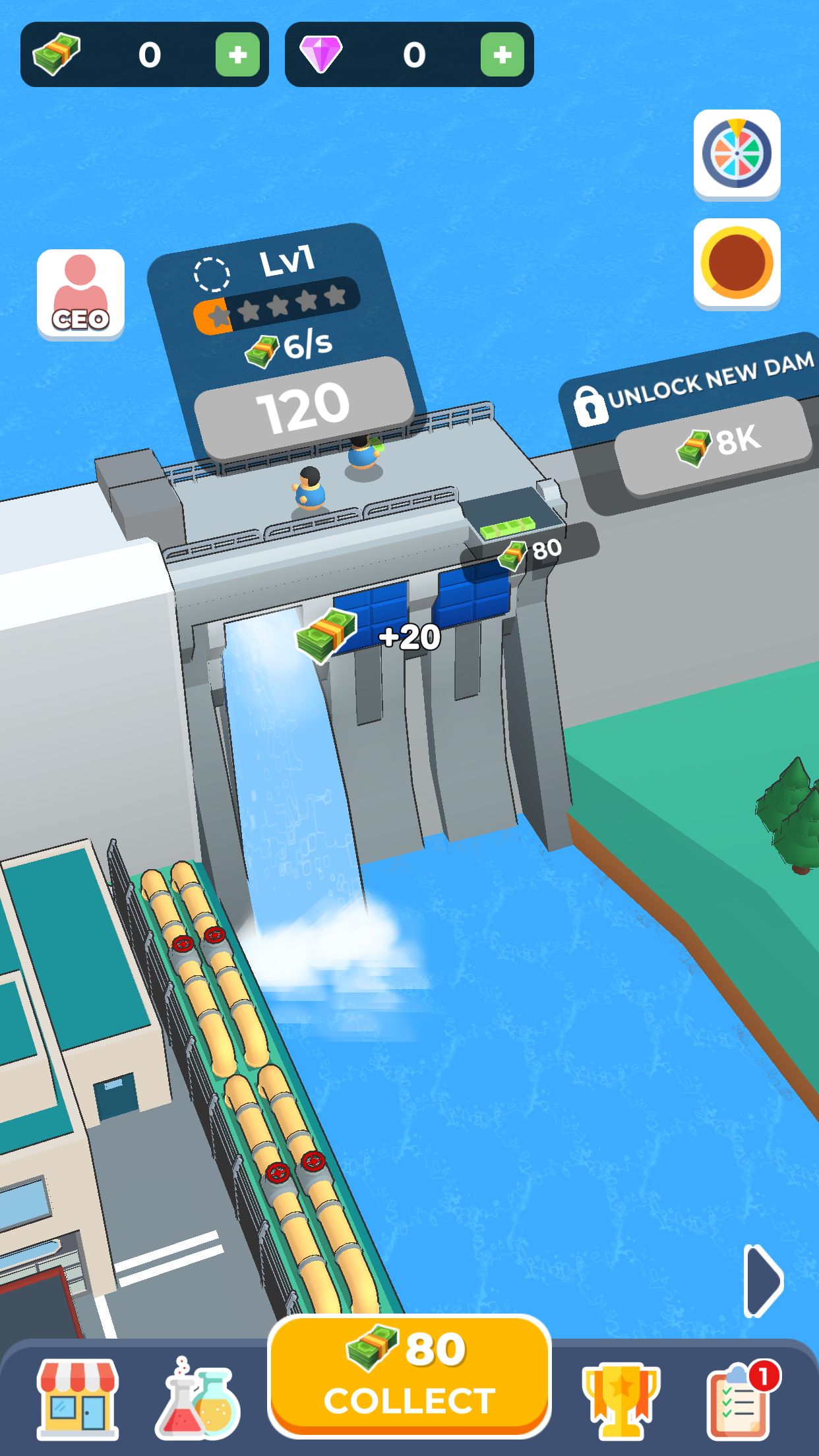 اسکرین شات 1 بازی Dam Builder