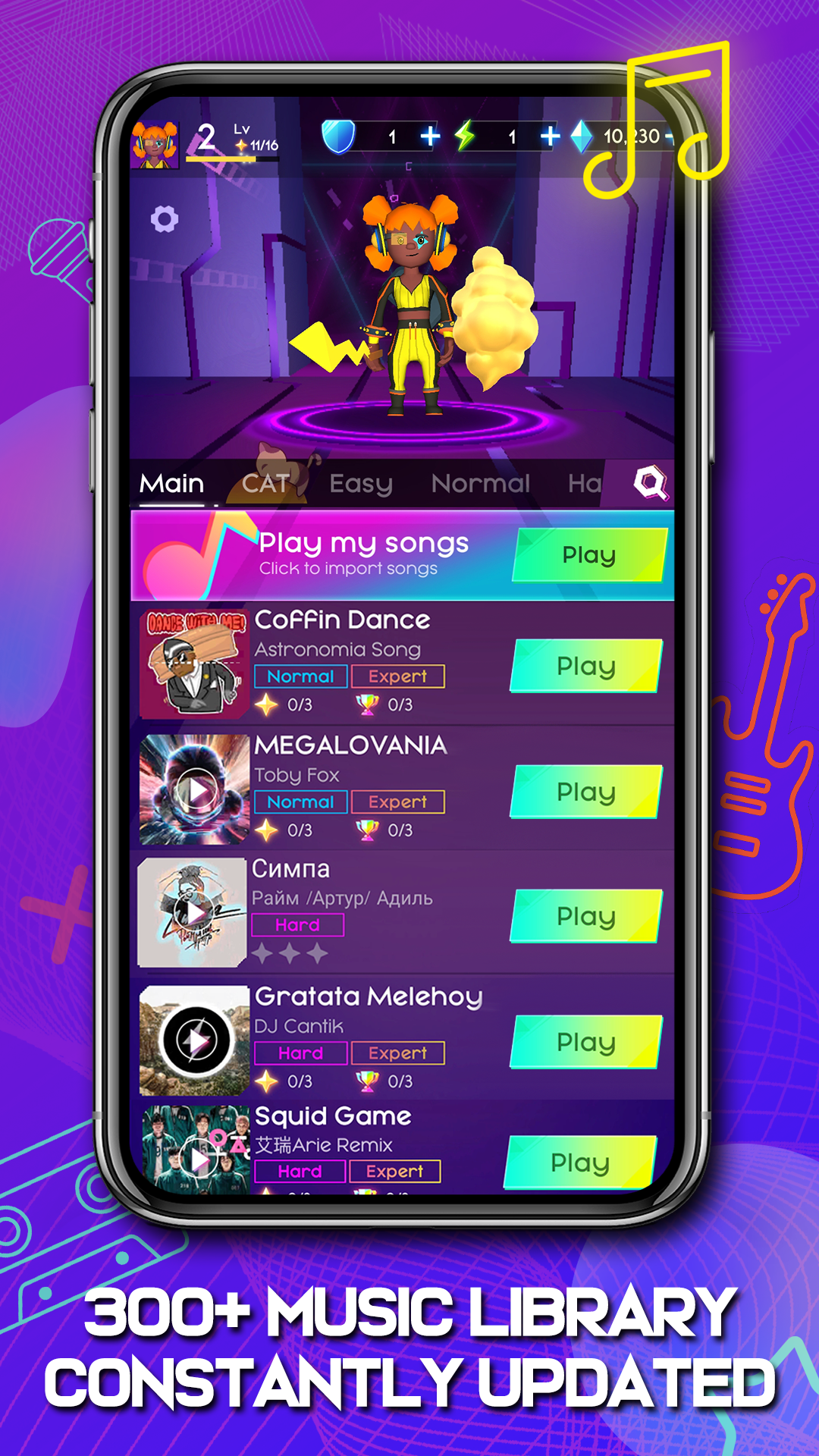 اسکرین شات 3 بازی Cyber Surfer : Rhythm Odyssey
