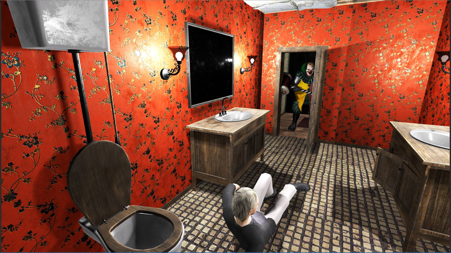 اسکرین شات 5 بازی Horror Clown - Scary Ghost