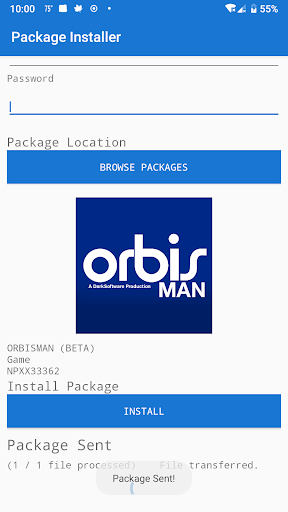 اسکرین شات 2 برنامه Package Installer