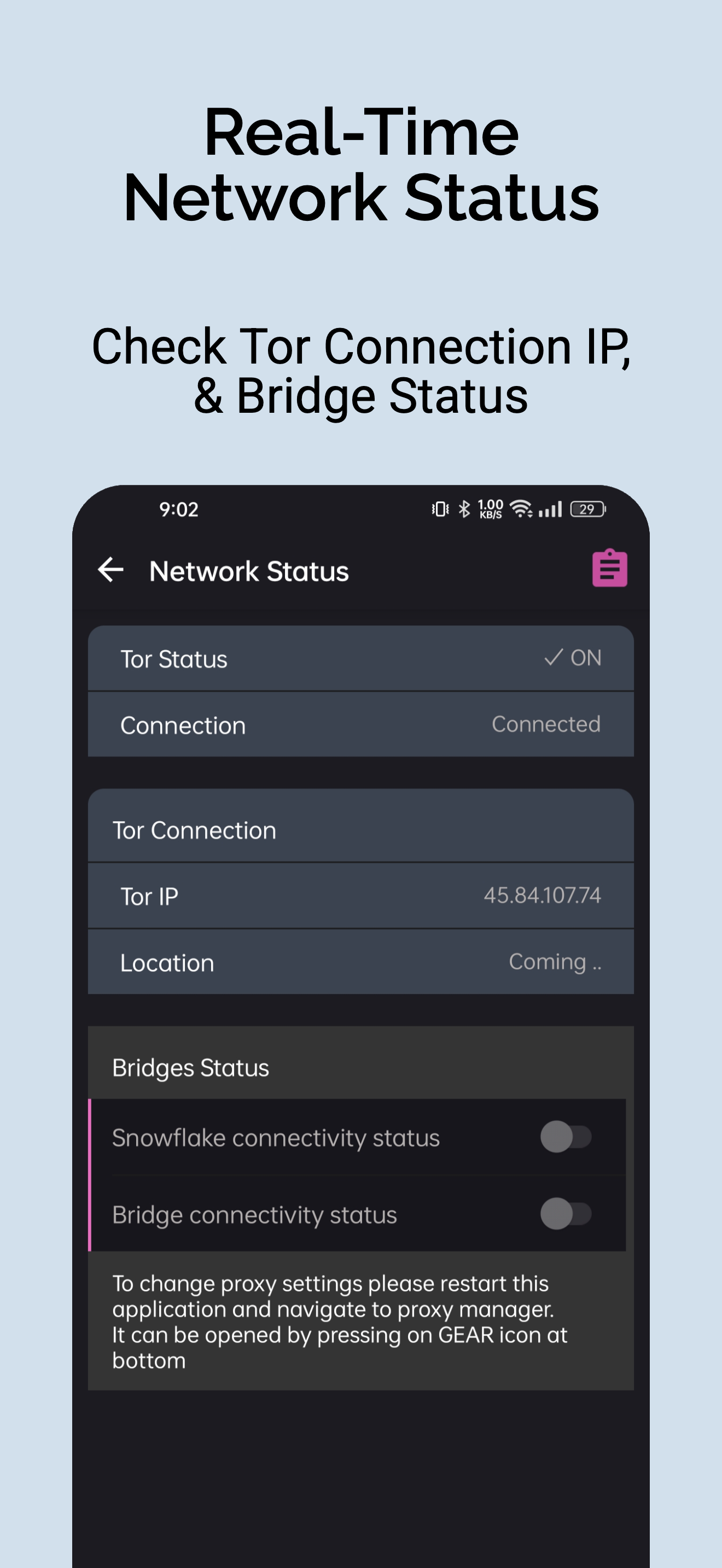 اسکرین شات 5 برنامه Dark Web Browser: Secure