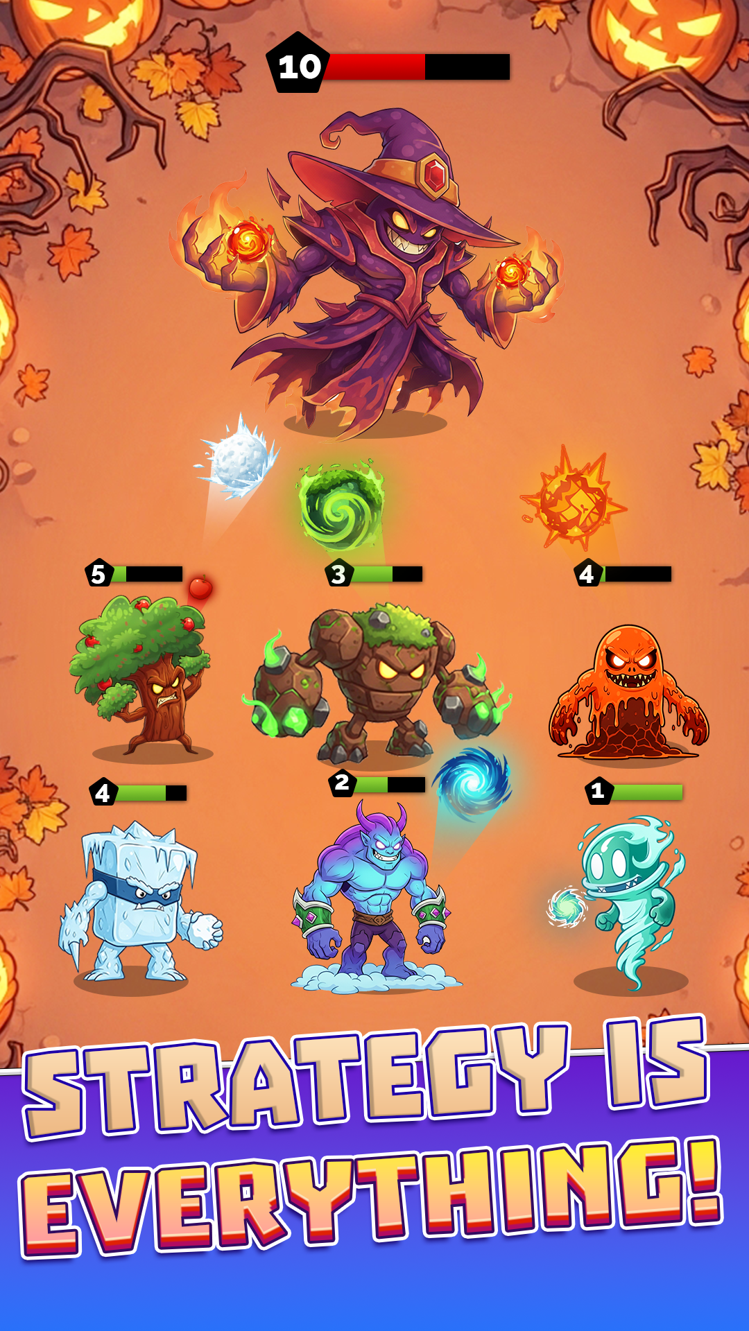 اسکرین شات 2 بازی Elemental Merge Monsters Game