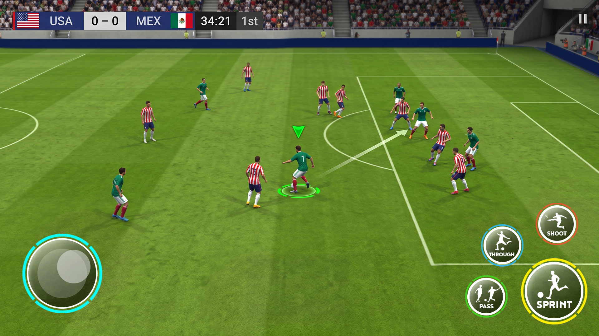 اسکرین شات 3 بازی Football Games 2026 Real Kick