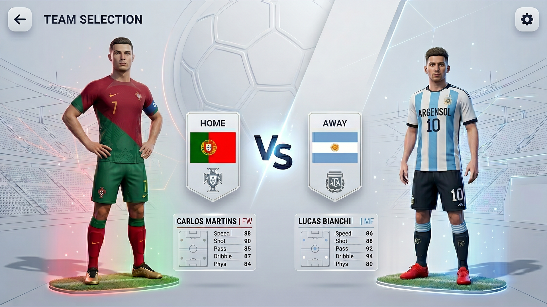 اسکرین شات 1 بازی Football Games 2026 Real Kick