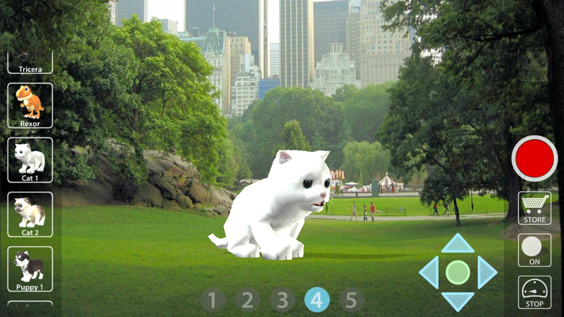 اسکرین شات 4 برنامه Animal Camera 3D