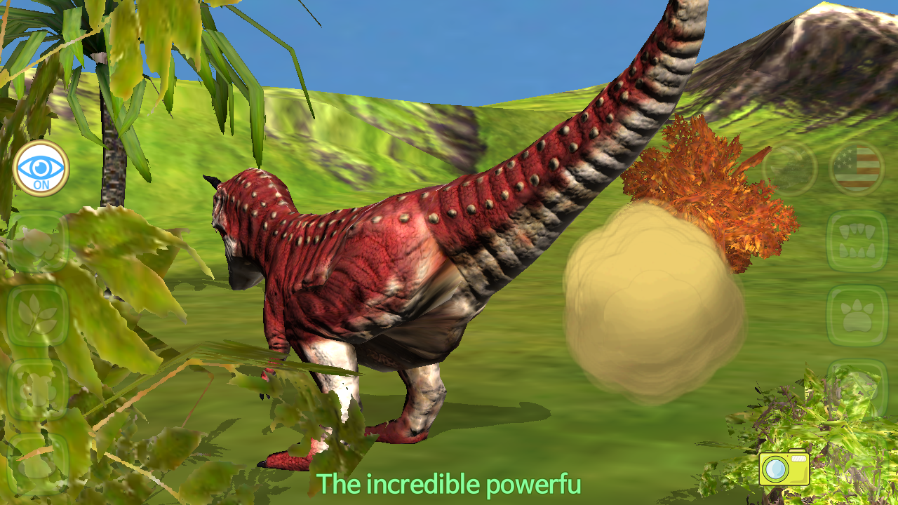اسکرین شات 5 برنامه Dinosaur 3D - AR