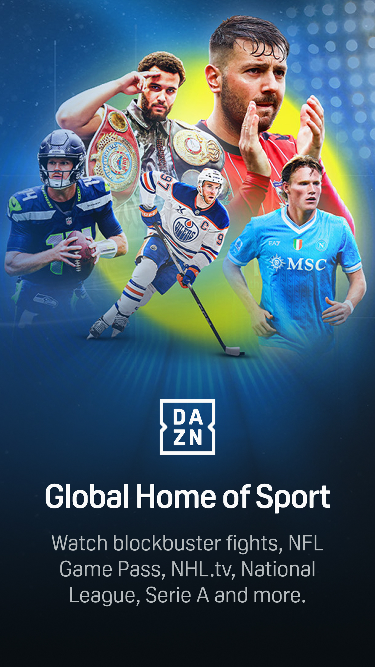 اسکرین شات 1 برنامه DAZN - Watch Live Sports