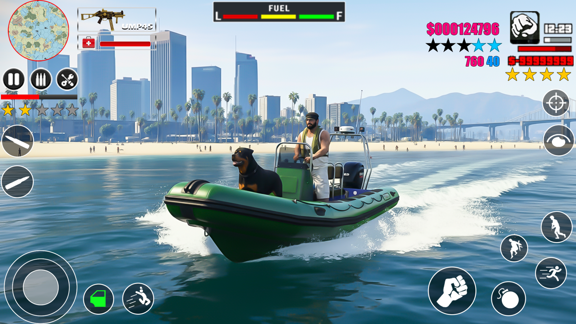 اسکرین شات 5 بازی Miami City Gangster Vegas Game