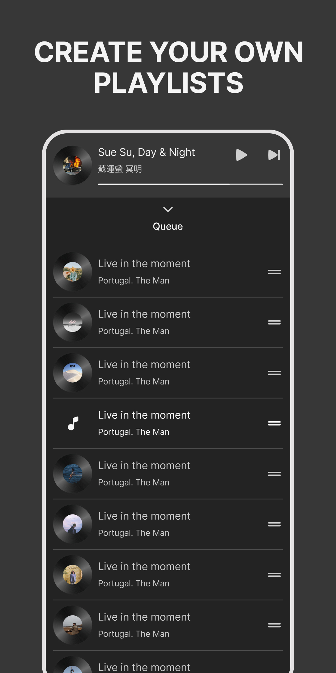 اسکرین شات 4 برنامه Offline Player for your Music